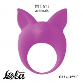 Фиолетовое эрекционное кольцо Kitten Kyle - Lola Games - в Салавате купить с доставкой