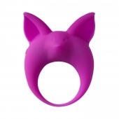 Фиолетовое эрекционное кольцо Kitten Kyle - Lola Games - в Салавате купить с доставкой