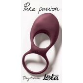 Бордовое эрекционное виброкольцо Daydream - Lola Games - в Салавате купить с доставкой