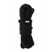 Черная веревка для шибари DELUXE BONDAGE ROPE - 5 м. - Dream Toys - купить с доставкой в Салавате