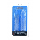 Комплект из 2 прозрачных насадок на пенис PENIS EXTENDER PACK - Dream Toys - в Салавате купить с доставкой