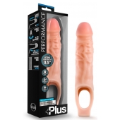 Телесный реалистичный фаллоудлинитель 9 Inch Silicone Cock Sheath Penis Extender - 22,86 см. - Blush Novelties - в Салавате купить с доставкой