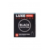 Черные презервативы LUXE Royal Black Collection - 3 шт. - Luxe - купить с доставкой в Салавате