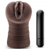 Коричневый мастурбатор-вагина Hot Chocolate Brianna - Blush Novelties - в Салавате купить с доставкой