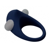 Гладкое синее эрекционное виброкольцо STIMU RING - Dream Toys - в Салавате купить с доставкой