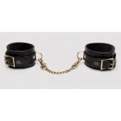 Черные оковы на ноги Bound to You Faux Leather Ankle Cuffs - Fifty Shades of Grey - купить с доставкой в Салавате