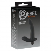 Черный вибромассажер простаты Naughty Finger Prostate Vibe - 13,8 см. - Orion - в Салавате купить с доставкой