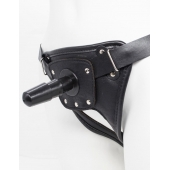 Черный пояс для насадок CLASS STRAP Restyling - LOVETOY (А-Полимер) - купить с доставкой в Салавате