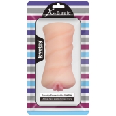 Телесный мастурбатор-вагина X-Basic Pocket Pussy без вибрации - Lovetoy - в Салавате купить с доставкой