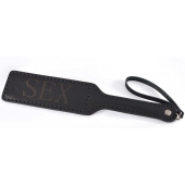 Черная гладкая шлепалка SEX - 35 см. - Sitabella - купить с доставкой в Салавате