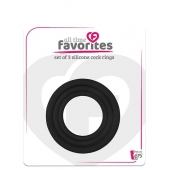 Набор из 3 эрекционных колец SILICONE COCKRINGS - Dream Toys - в Салавате купить с доставкой
