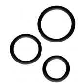 Набор из 3 эрекционных колец SILICONE COCKRINGS - Dream Toys - в Салавате купить с доставкой