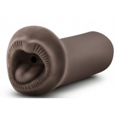 Коричневый мастурбатор-ротик Naughty Nicole - Blush Novelties - в Салавате купить с доставкой