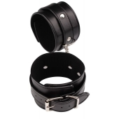 Черные оковы Classic Ankle Cuffs - Chisa - купить с доставкой в Салавате