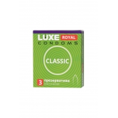 Гладкие презервативы LUXE Royal Classic - 3 шт. - Luxe - купить с доставкой в Салавате