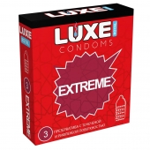Текстурированные презервативы LUXE Royal Extreme - 3 шт. - Luxe - купить с доставкой в Салавате
