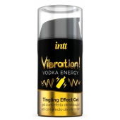 Жидкий интимный гель с эффектом вибрации Vibration! Vodka Energy - 15 мл. - INTT - купить с доставкой в Салавате