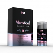 Жидкий интимный гель с эффектом вибрации Vibration! Bubble Gum - 15 мл. - INTT - купить с доставкой в Салавате
