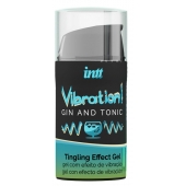Жидкий интимный гель с эффектом вибрации Vibration! Gin   Tonic - 15 мл. - INTT - купить с доставкой в Салавате