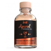 Массажный гель с согревающим эффектом Aperol - 30 мл. - INTT - купить с доставкой в Салавате