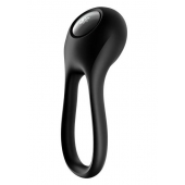 Черное эрекционное виброкольцо Majestic Duo - Satisfyer - в Салавате купить с доставкой