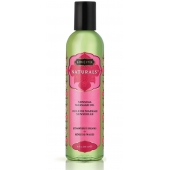 Массажное масло Naturals Strawberry Dreams с ароматом клубники - 236 мл. - Kama Sutra - купить с доставкой в Салавате
