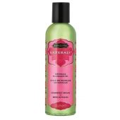 Массажное масло Naturals Strawberry Dreams с ароматом клубники - 59 мл. - Kama Sutra - купить с доставкой в Салавате