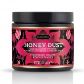 Пудра для тела Honey Dust Body Powder с ароматом клубники - 170 гр. - Kama Sutra - купить с доставкой в Салавате