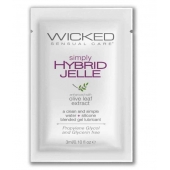 Гель-лубрикант на водно-силиконовой основе Simply Hybrid Jelle - 3 мл. - Wicked - купить с доставкой в Салавате
