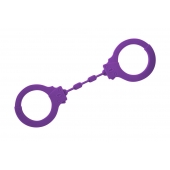 Фиолетовые силиконовые поножи Limitation - Lola Games - купить с доставкой в Салавате