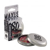 Экстремально тонкие презервативы в железном кейсе MAXUS Extreme Thin - 3 шт. - Maxus - купить с доставкой в Салавате