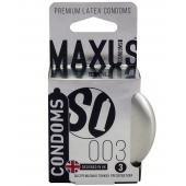 Экстремально тонкие презервативы в железном кейсе MAXUS Extreme Thin - 3 шт. - Maxus - купить с доставкой в Салавате