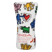 Мастурбатор-туба Keith Haring Soft Tube CUP - Tenga - в Салавате купить с доставкой