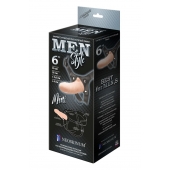 Пустотелый фаллопротез MEN STYLE - 17,5 см. - LOVETOY (А-Полимер) - купить с доставкой в Салавате