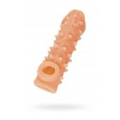 Телесная закрытая насадка с пупырышками Cock Sleeve Size M - 15,6 см. - KOKOS - в Салавате купить с доставкой