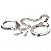 Металлические наручники Metal Leg Cuffs - Pipedream - купить с доставкой в Салавате