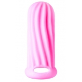Розовый фаллоудлинитель Homme Wide - 11 см. - Lola Games - в Салавате купить с доставкой