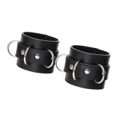 Черные наручники Anonymo на сцепке - ToyFa - купить с доставкой в Салавате