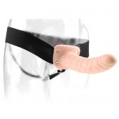 Полый страпон 8  Hollow Strap-On телесного цвета - 19 см. - Pipedream - купить с доставкой в Салавате