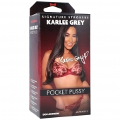 Мастурбатор-вагина Karlee Grey ULTRASKYN Pocket Pussy - Doc Johnson - в Салавате купить с доставкой