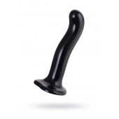 Черный стимулятор для пар P G-Spot Dildo Size L - 19 см. - Strap-on-me - в Салавате купить с доставкой