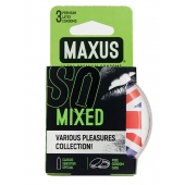 Презервативы в пластиковом кейсе MAXUS AIR Mixed - 3 шт. - Maxus - купить с доставкой в Салавате