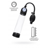 Прозрачная механическая помпа Roald с манометром - Sexus - в Салавате купить с доставкой