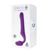Лиловый безремневой страпон Queens M - Adrien Lastic - купить с доставкой в Салавате