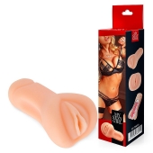 Телесный реалистичный мастурбатор в виде вагины - Bior toys - в Салавате купить с доставкой