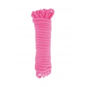 Розовая веревка для связывания Sweet Caress Rope - 10 метров - Sweet Caress - купить с доставкой в Салавате