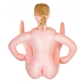 Надувная секс-кукла с реалистичной головой и поднятыми ножками - ToyFa - в Салавате купить с доставкой