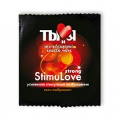 Разогревающий гель-лубрикант Stimulove Strong в одноразовой упаковке - 4 гр. - Биоритм - купить с доставкой в Салавате