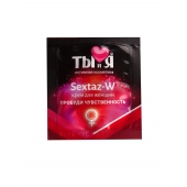 Возбуждающий крем для женщин Sextaz-W в одноразовой упаковке - 1,5 гр. - Биоритм - купить с доставкой в Салавате