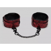 Красно-черные оковы Reversible Faux Leather Ankle Cuffs - Fifty Shades of Grey - купить с доставкой в Салавате